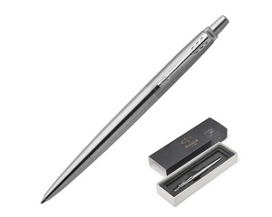 Ручка гелевая Parker Jotter Stainless Steel CT цвет чернил черный цвет корпуса серебристый (артикул производителя 2020646)